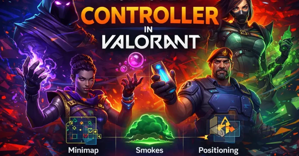 How to play Controller in Valorant for beginners in 2026 using agents like Brimstone, Omen, and Viper