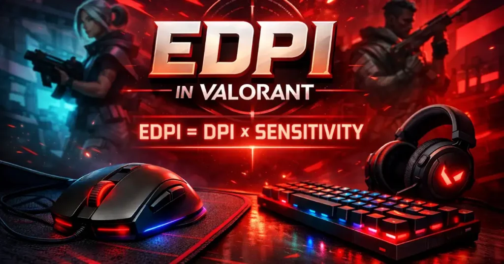 A comparison of eDPI sensitivity settings used by top VCT professional Valorant players